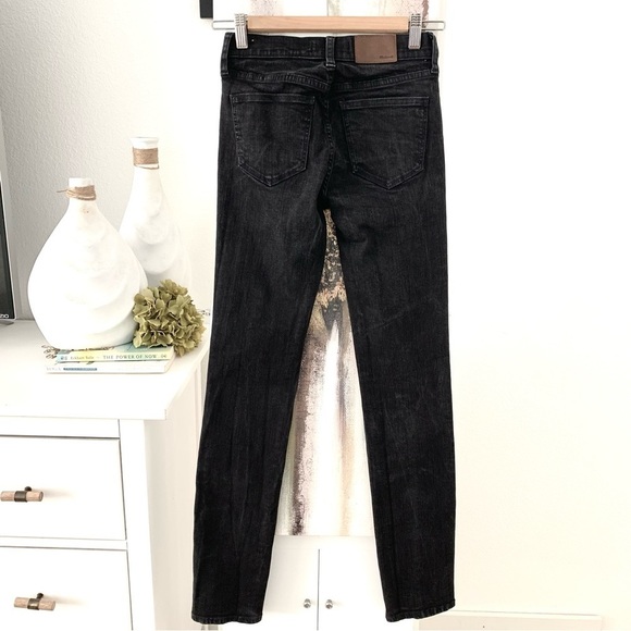 Madewell Alley Straight Jeans in Black Frost Size 24 - Picture 14 of 15